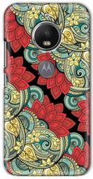 Amazon Brand - Solimo Designer Abstract 3D Printed Hard Back Case Mobile Cover for Motorola Moto E4 Plus