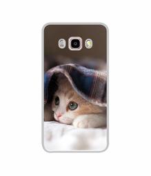 Amazon Brand - Solimo Designer Sleepy Kitten UV Printed Soft Back Case Mobile Cover for Samsung Galaxy J5 (2016)