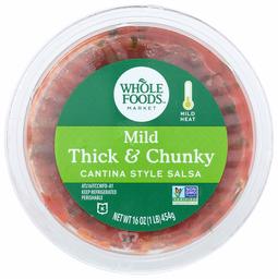 Whole Foods Market, Thick & Chunky Cantina Style Salsa, Mild, 16 oz