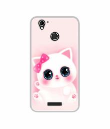 Amazon Brand - Solimo Designer Babby Kitty UV Printed Soft Back Case Mobile Cover for Lyf Water 7S