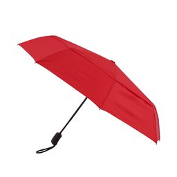 Amazon Brand - Solimo Umbrella with Wind Vent (Auto-Open & Close Function) - Red