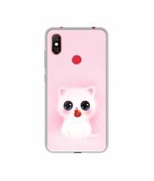 Amazon Brand - Solimo Designer Kitty UV Printed Soft Back Case Mobile Cover for Redmi Note 6 Pro