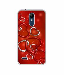 Amazon Brand - Solimo Designer Hearts UV Printed Soft Back Case Mobile Cover for LG K9