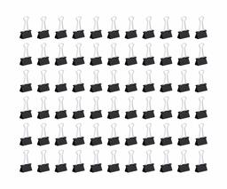 AmazonBasics Binder Clips, Pack of 60 (25 mm)