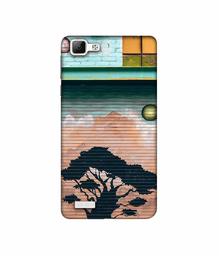 Amazon Brand - Solimo Designer Tree Painting 3D Printed Hard Back Case Mobile Cover for Vivo V1