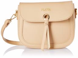 Flavia Women's Handbag (Beige)