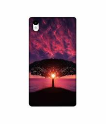 Amazon Brand - Solimo Designer Nature Digital Painting 3D Printed Hard Back Case Mobile Cover for Sony Xperia Z2