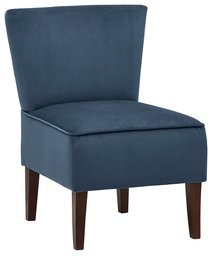 Amazon Brand – Rivet Ashworth Armless Velvet Accent Chair, 21.6