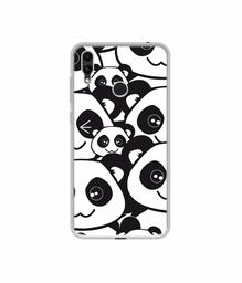 Amazon Brand - Solimo Designer Panda Texture UV Printed Soft Back Case Mobile Cover for Huawei Honor 8C