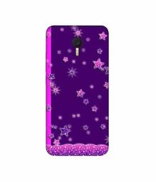 Amazon Brand - Solimo Designer Sparkling Stars 3D Printed Hard Back Case Mobile Cover for Meizu M3 Note