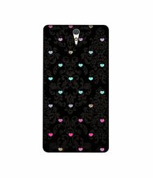 Amazon Brand - Solimo Designer Heart Texture 3D Printed Hard Back Case Mobile Cover for Sony Xperia C5 Ultra Dual