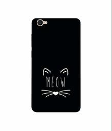 Amazon Brand - Solimo Designer Meow 3D Printed Hard Back Case Mobile Cover for Vivo Y55L