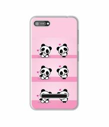 Amazon Brand - Solimo Designer Panda Pattern UV Printed Soft Back Case Mobile Cover for Comio C1