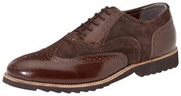 Amazon Brand - Symbol Men's Suede Leather Formal Brogue shoes - 9 UK/India (43 EU)(AZ-OM-54A)