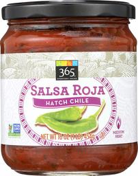 365 Everyday Value, Hatch Chile Salsa Roja, 16 oz