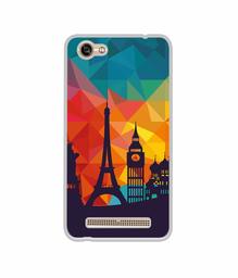 Amazon Brand - Solimo Designer Colored Paris UV Printed Soft Back Case Mobile Cover for Lava A77