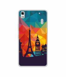 Amazon Brand - Solimo Designer Colored Paris UV Printed Soft Back Case Mobile Cover for Lenovo K3 Note / A7000