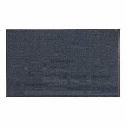 AmazonBasics Poly Linear-Rib Commercial Carpet Vinyl-Backed Mat 3X4 Blue