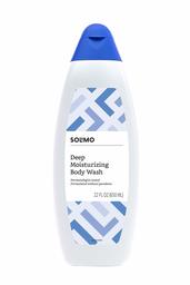 Amazon Brand - Solimo Deep Moisturizing Body Wash, Dermatologist Tested, 22 Fluid Ounce