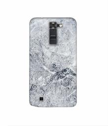 Amazon Brand - Solimo Designer Grayish Marble 3D Printed Hard Back Case Mobile Cover for LG K7