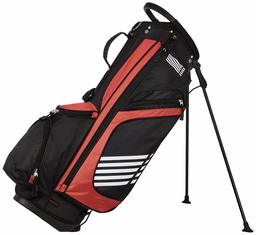 AmazonBasics - Bolsa de golf con caballete, color Rojo