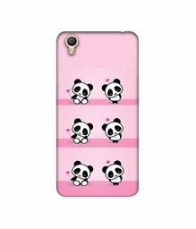 Amazon Brand - Solimo Designer Panda Pattern 3D Printed Hard Back Case Mobile Cover for Oppo A37