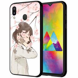 Amazon Brand - Solimo Designer Floral Printed Hard Back Case Mobile Cover for Samsung Galaxy M20 (D1243)