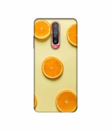 Amazon Brand - Solimo Designer Orange Texture 3D Printed Hard Back Case Mobile Cover for Poco X2 / Mi Redmi K30