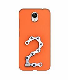 Amazon Brand - Solimo Designer Two Number 3D Printed Hard Back Case Mobile Cover for Vivo Y21L