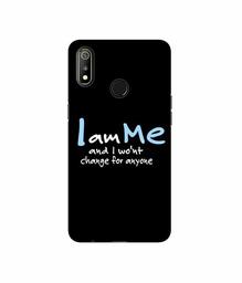 Amazon Brand - Solimo Designer Quotes 3D Printed Hard Back Case Mobile Cover for Realme 3 / Realme 3i