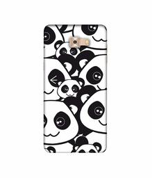 Amazon Brand - Solimo Designer Panda Texture 3D Printed Hard Back Case Mobile Cover for Samsung Galaxy C9 Pro