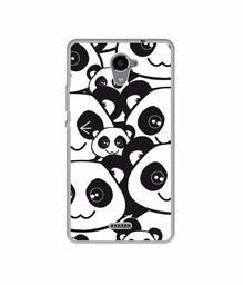 Amazon Brand - Solimo Designer Panda Texture UV Printed Soft Back Case Mobile Cover for Panasonic Eluga Ray X