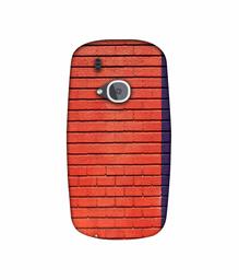 Amazon Brand - Solimo Designer Red and Purple Brick 3D Printed Hard Back Case Mobile Cover for Nokia 3310