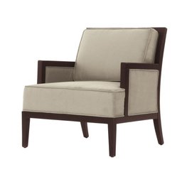 Pinzon Capitola Lounge Chair, Fawn Mirco-fiber/Kona