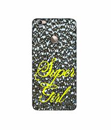 Amazon Brand - Solimo Designer Super Girl On Foil 3D Printed Hard Back Case Mobile Cover for LeTV Le 1s