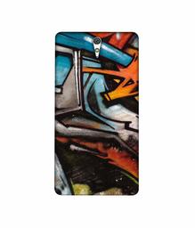 Amazon Brand - Solimo Designer Painting Texture 3D Printed Hard Back Case Mobile Cover for Sony Xperia C5 Ultra Dual