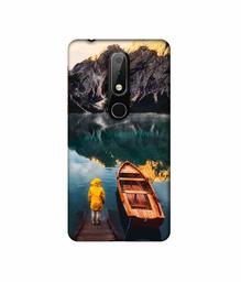 Amazon Brand - Solimo Designer Lake View 3D Printed Hard Back Case Mobile Cover for Nokia 6.1 Plus