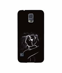 Amazon Brand - Solimo Designer Kissing Couple 3D Printed Hard Back Case Mobile Cover for Samsung Galaxy S5 i9600