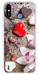 Amazon Brand - Solimo Designer Multicolor Heart Shell Design Printed Soft Back Case Mobile Cover for Tecno Spark Go Plus