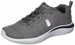 Bourge Men's Loire-201 Grey Running Shoes-9UK (43EU) (10US) (Loire-201-09)