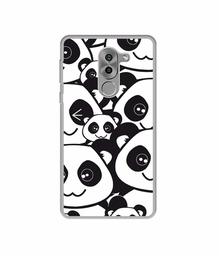 Amazon Brand - Solimo Designer Panda Texture UV Printed Soft Back Case Mobile Cover for Huawei Honor 6X