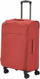 AmazonBasics Belltown Padded Soft Shell Trolley Case Red