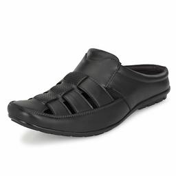 Centrino Men's Black Fisherman Sandals-10 UK (44 EU) (11 US) (6105-01)