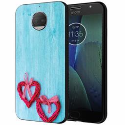 Amazon Brand - Solimo Designer Hearts Printed Hard Back Case Mobile Cover for Moto G5S Plus (D189)