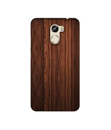 Amazon Brand - Solimo Designer Wooden Texture 3D Printed Hard Back Case Mobile Cover for Gionee X1