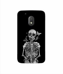 Amazon Brand - Solimo Designer Skeletan 3D Printed Hard Back Case Mobile Cover for Motorola Moto G4 Play