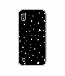 Amazon Brand - Solimo Designer Sperking Stars UV Printed Soft Back Case Mobile Cover for Samsung Galaxy A10