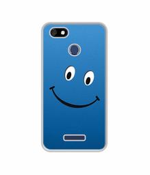 Amazon Brand - Solimo Designer Happy UV Printed Soft Back Case Mobile Cover for Panasonic Eluga A4