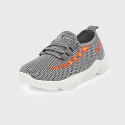 Klepe Boy's Grey/Orange Running Shoes-4 UK (36 EU) (5 Kids US) (KD/KPK-08/GRY)