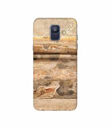 Amazon Brand - Solimo Designer Rushed Marble 3D Printed Hard Back Case Mobile Cover for Samsung Galaxy A6